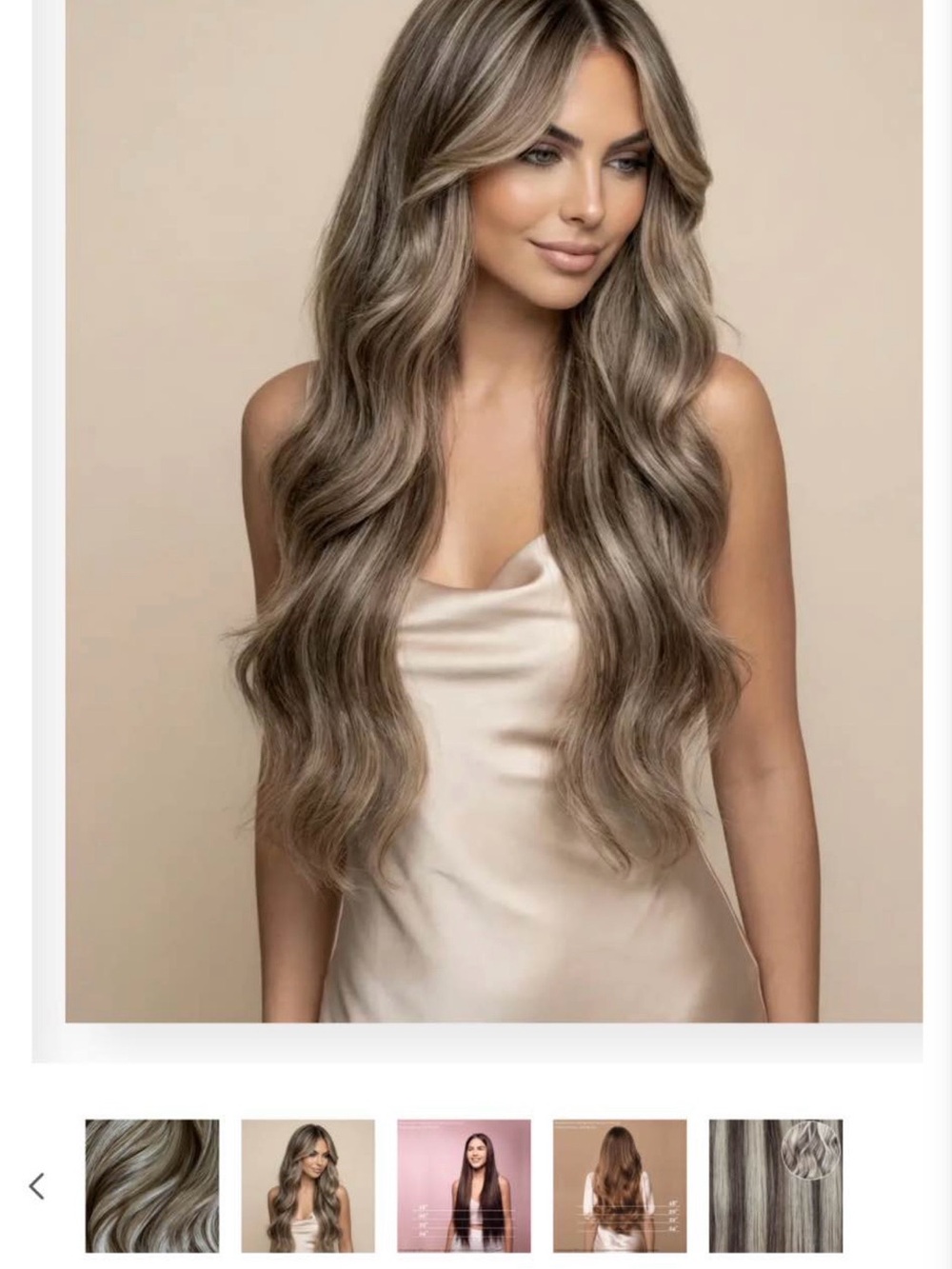 NEWT | Bombay 20” Brown n’ Ash Blonde Highlights Clip-In Hair Extensions
